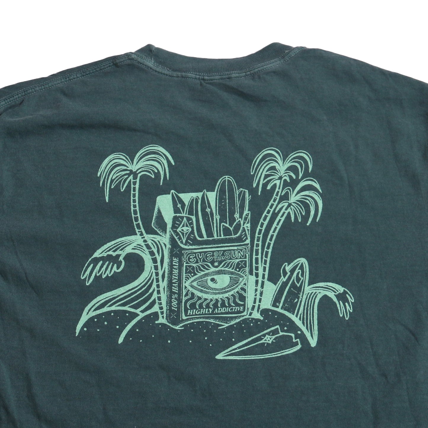 EYE OF THE SUN SURFBOARDS "HIGHLY ADDICTIVE" TEE *4 COLORWAYS*