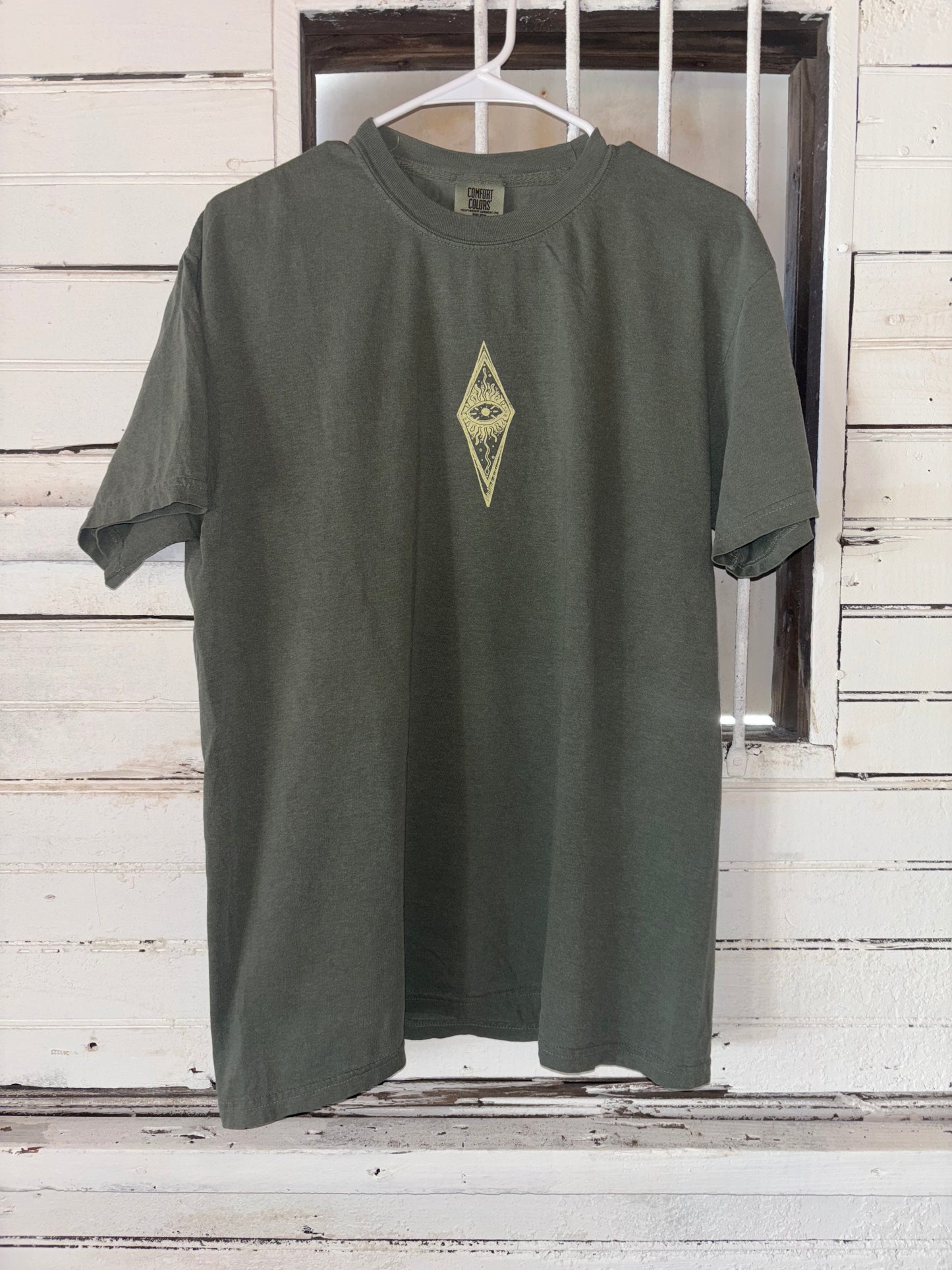 Eye Of The Sun Surfboards Tattoo Font Tee (4 Colors)